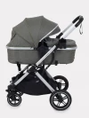 Коляска-трансформер MOWBaby Jasper MB022 3 в 1 Silver Green