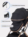 Коляска-трансформер MOWBaby Jasper MB022 3 в 1 Gold Black