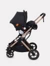 Коляска-трансформер MOWBaby Jasper MB022 3 в 1 Gold Black