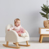 Детское кресло-качалка Happy Baby Comfy white