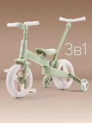 Беговел-трансформер Happy Baby Kidly olive&beige 