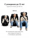 Автокресло Happy Baby Reex 0/1/2/3 (0-36кг) black