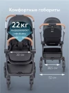 Коляска прогулочная Happy Baby Celine New black