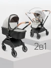 Коляска 2 в 1 Happy Baby Celine Pro grey