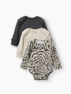Боди Happy Baby с длинным рукавом (leaves, 56, 90132-0)