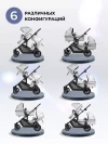 Коляска для двойни Farfello Silva Duo Light Grey 