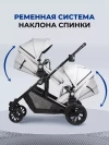 Коляска для двойни Farfello Silva Duo Light Grey 