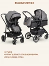 Коляска-трансформер Farfello Explorer 2 в 1 grey 