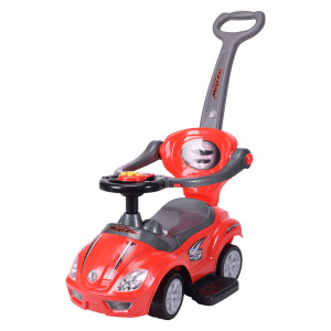 Каталка Sevillababy Mega Car с ручкой red