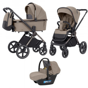 Коляска 3 в 1 Carrello Ultimo CRL-6521 Pearl Beige х/р