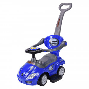 Каталка Sevillababy Mega Car с ручкой blue