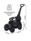 Каталка Sevillababy Police с ручкой black