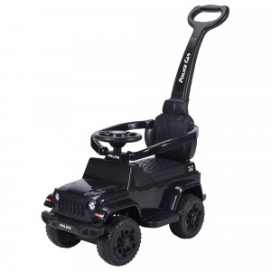 Каталка Sevillababy Police с ручкой black