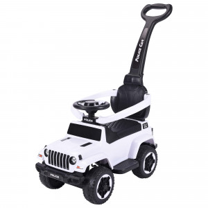 Каталка Sevillababy Police с ручкой white
