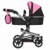 Коляски для кукол 2 в 1 Carrello Fortuna pink
