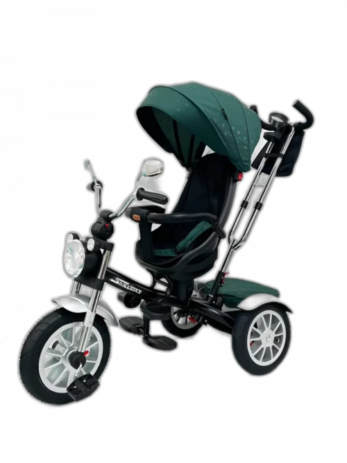 Велоколяска Skillmax 5199GP green star - фото 1