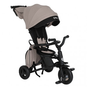 Велоколяска Pituso QPlay Nova + Grey/black