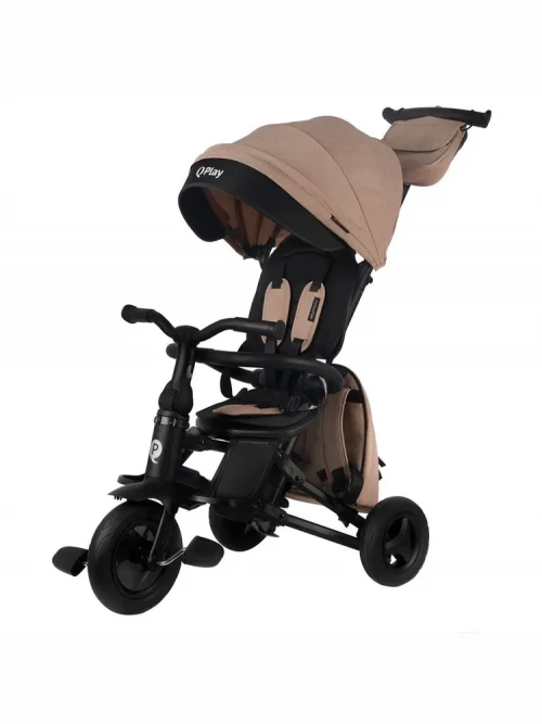 Велоколяска Pituso QPlay Nova + Beige/black - фото 1