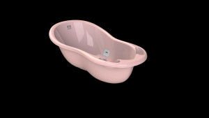 Ванна KidPlast Hit розовый/т.розовый