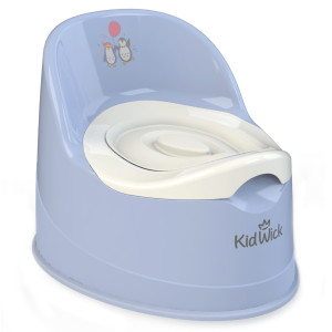 Горшок Kidwick Гигант фиол-т.фиол/белый с белой крышкой