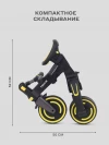 Велоколяска MOWBaby Trixie MC055 Black/Yellow