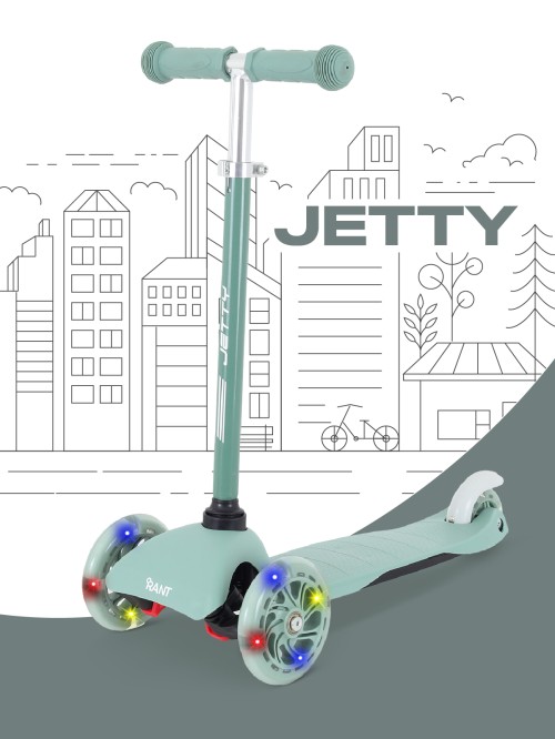 Самокат 3-х колесный Rant Jetty RB101 green