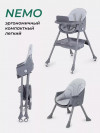 Стул для кормления MOWBaby Nemo MBH140 Light Grey