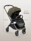 Коляска прогулочная Happy Baby Magna dark olive