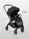 Коляска прогулочная Happy Baby Magna black 