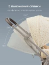 Коляска прогулочная Happy Baby Luna 360 beige flowers