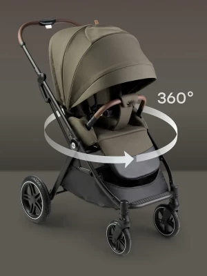 Коляска прогулочная Happy Baby Luna 360 dark olive