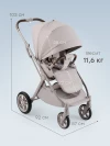 Коляска прогулочная Happy Baby Luna 360 grey