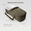 Люлька-переноска Happy Baby Carry dark olive