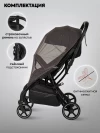 Коляска прогулочная Indigo Frost черный
