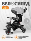 Велоколяска Farfello 6800 серый