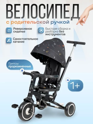 Велоколяска Farfello 6699 черный