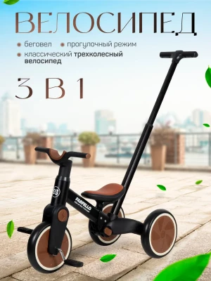 Велоколяска Farfello 6588 черный
