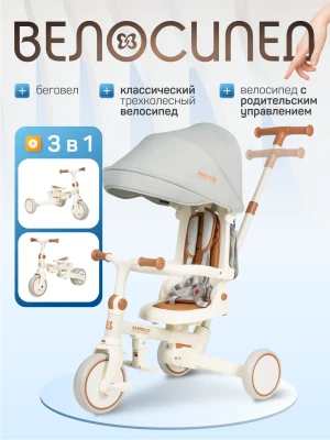Велоколяска Farfello 698 серый