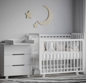 Кроватка Incanto Anniken New 120*60 с маятником белый