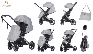 Коляска прогулочная Ining Baby Loli K364 grey