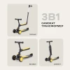 Самокат-Беговел Rant RB100 Rider Plus Black-Yellow