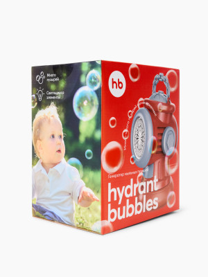 Игрушечный гидрант-мыльные пузыри Happy Baby Hydrant Bubbles red