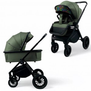 Коляска 2 в 1 Bubago Bloom BG зеленый