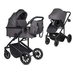 Коляска 2 в 1 Farfello Sola Duo Comfort Graphite