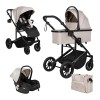 Коляска 3 в 1 Farfello Sola Trio Comfort Cream