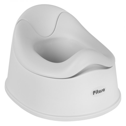 Горшок Pituso Simple Grey