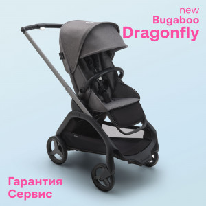 Коляска прогулочная Bugaboo Dragonfly complete Graphite/Grey Melange-Grey Melan