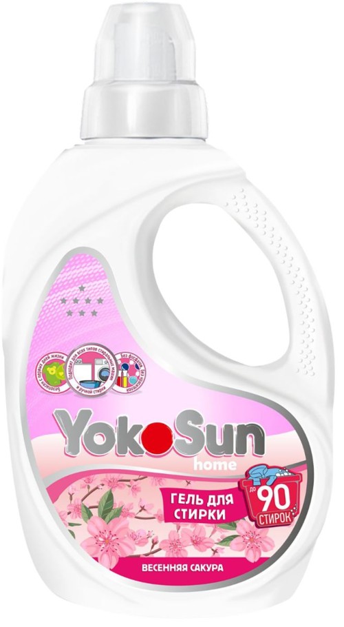 Гель для стирки YokoSun Весенняя сакура 2.1 л (8шт/кор)