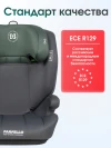 Автокресло Farfello Le9 2/3 (15-36кг) Dark Grey/Green