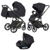 Коляска 3 в 1 Carrello Sigma CRL-6529 Iridium Black 2025